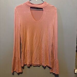 Joe Boxer pink Long Sleeve Women's Top Sz medium